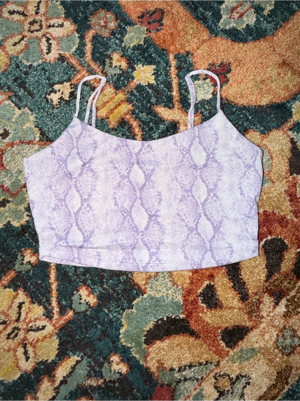 Forever 21 Lilac Snake-Print Cami